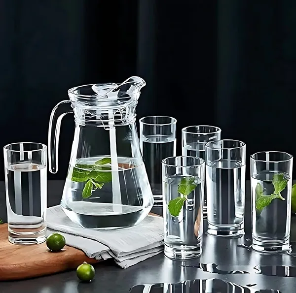 Premium_Water_&_Juice_Glass_Set_with_Jug_Combo_(6_Glasses_300ML_Each_+_1.3L_Jug)_|_Transparent_Drinking_Glassware_Set_for_Home,_Kitchen_&_Dining_Table_|_Elegant_&_Durable_Serveware