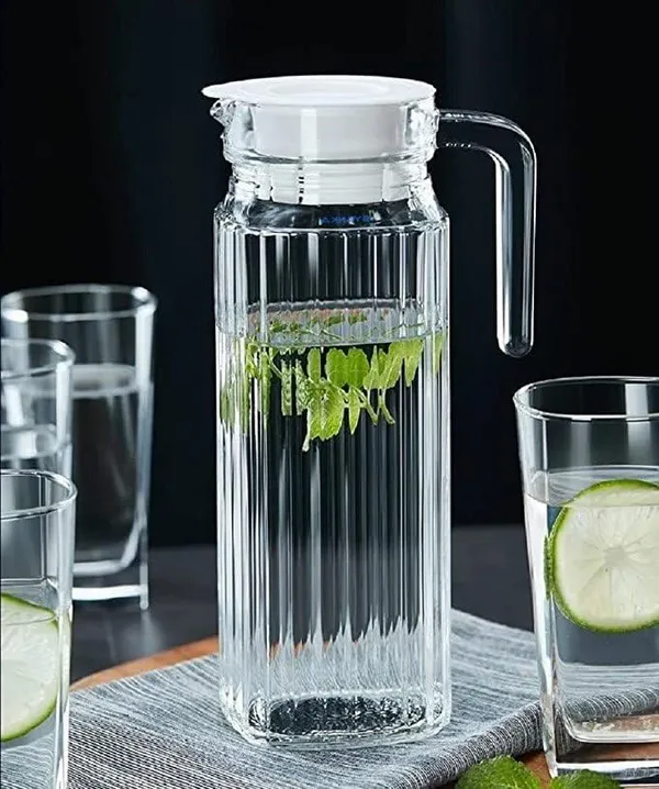 Premium_Water_&_Juice_Glass_Set_with_Jug_(6_Glasses_270ML_+_1L_Jug)_|_Transparent_Glassware_for_Home_&_Dining