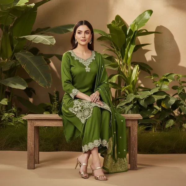 SHREESUTRAM_OLIVE_GREEN,SILKBLEND_(KPD047OGX1)