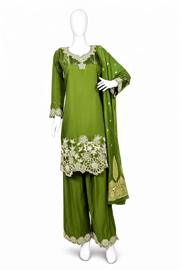 SHREESUTRAM_OLIVE_GREEN,SILKBLEND_(KPD047OGX1)
