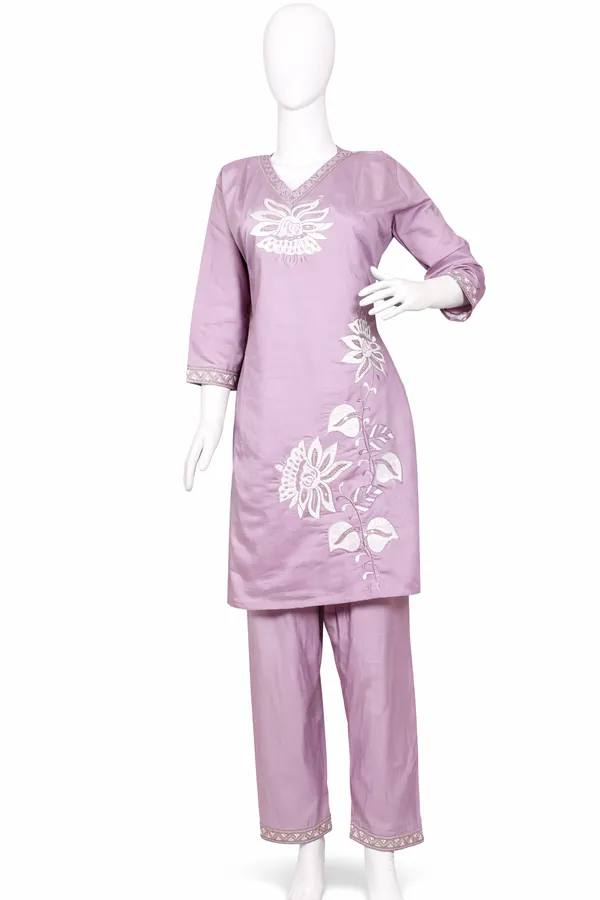 SHREESUTRAM_Dusty_Mauve,_poly_georgette_Co-ord_Set_(CS033DMX2)