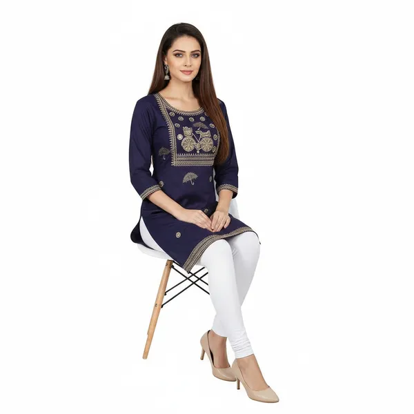 SHREESUTRAM_Plum_Purple,_Cotton_Kurti_(K044PPX2)