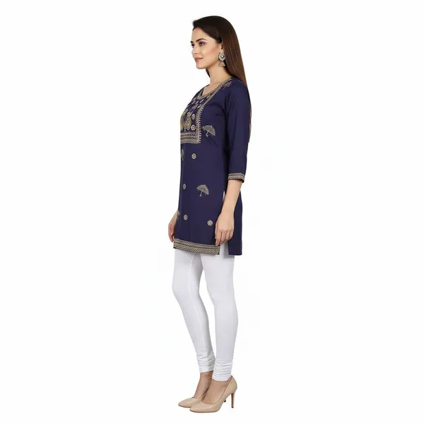 SHREESUTRAM_Plum_Purple,_Cotton_Kurti_(K044PPX2)