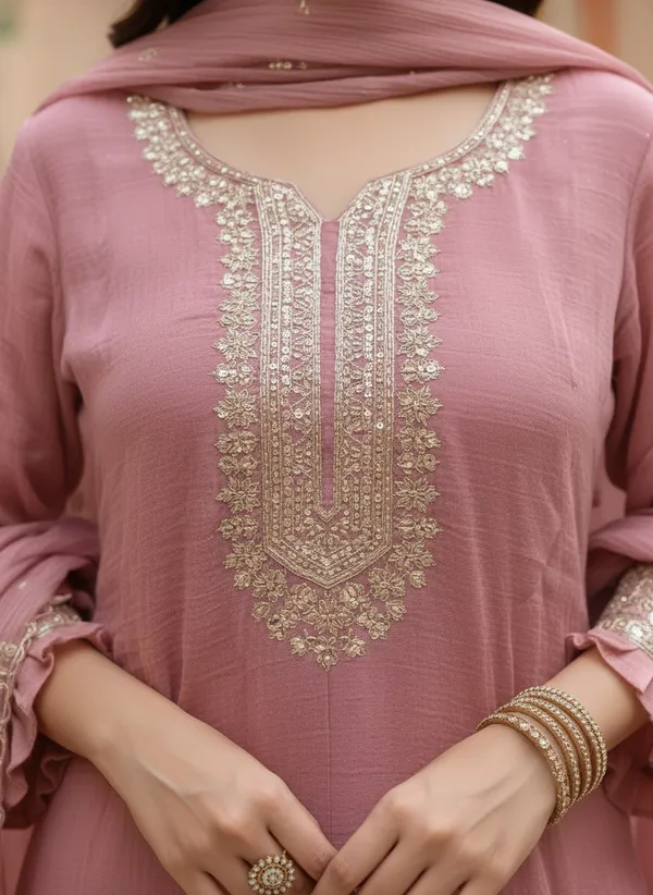 Dusty_Rose_Soft_Georgette_Blend_Kurti_Pant_&_Dupatta_Set_–_Delicate_Embroidery_&_Thread_Work_–_KPD007DRX1