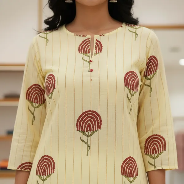 SHREESUTRAM_Cream_White,_Cotton_Kurti_(K040CWX2)