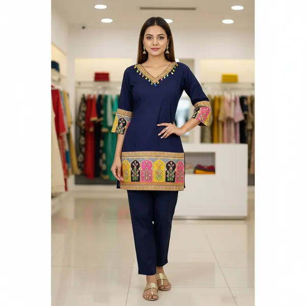 SHREESUTRAM_Navy_Blue,_Viscose_Rayon_Kurti_(K041NBX2)