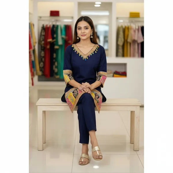 SHREESUTRAM_Navy_Blue,_Viscose_Rayon_Kurti_(K041NBX2)