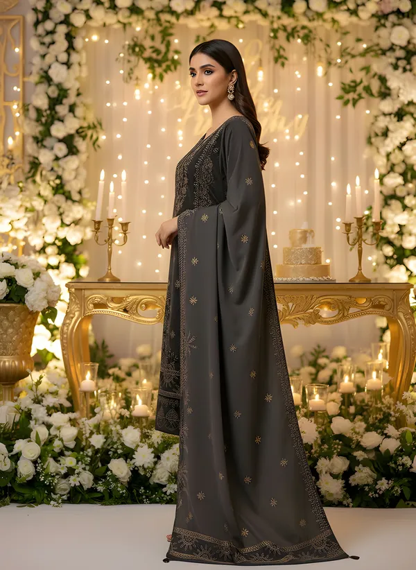 Dark_Charcoal_Grey_Super_Soft_Velvet_Kurti_Pant_&_Dupatta_Set_–_Antique_Gold_Print_–_KPD011CGX1
