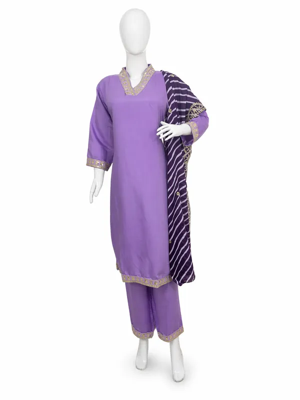 SHREESUTRAM_Viscose_Chanderi,_Kurti_Pant_with_Dupatta_(KPD055LDX4)