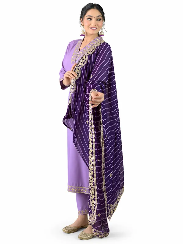 SHREESUTRAM_Viscose_Chanderi,_Kurti_Pant_with_Dupatta_(KPD055LDX4)
