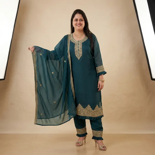 Teal_Green_Georgette_Embroidered_Kurti_Pant_Dupatta_Set_–_Festive_&_Party_Wear_–_KPD003TGX1