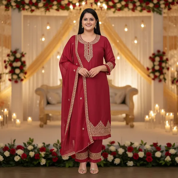 Magenta_Pink_Georgette_Embroidered_Kurti_Pant_Dupatta_Set_–_Festive_&_Party_Wear_–_KPD003MPX1
