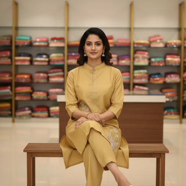 SHREESUTRAM_Khaki_Beige,_georgette_Co-ord_Set_(CS031KBX2)