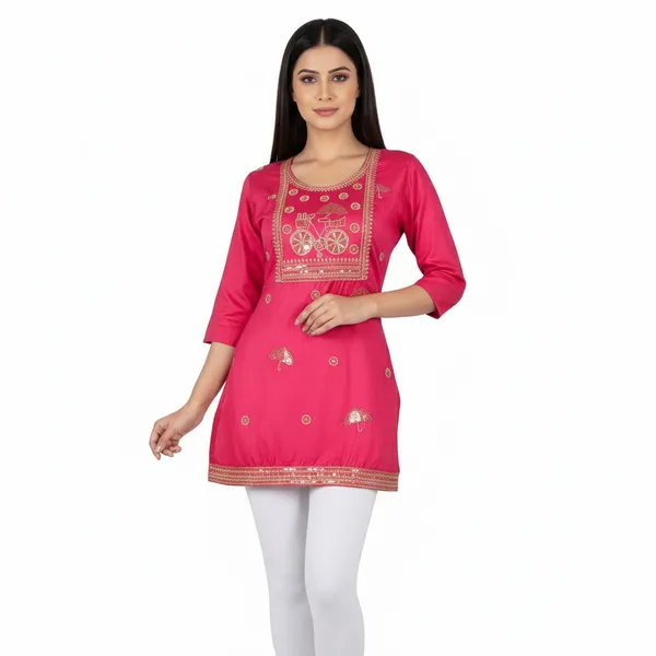 SHREESUTRAM_Rani_Pink,_Cotton_Kurti_(K044RPX2)