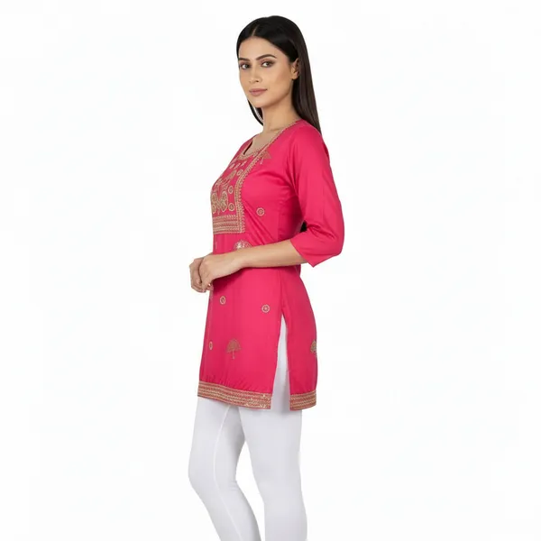SHREESUTRAM_Rani_Pink,_Cotton_Kurti_(K044RPX2)