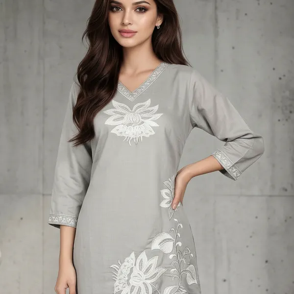 SHREESUTRAM_Smoky_Grey,_poly_georgette_Co-ord_Set_(CS033SGX2)