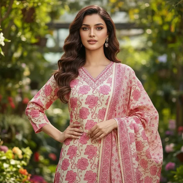 SHREESUTRAM_Rani_Pink,_cotton_Kurti_Pant_&_Dupatta_(KPD037RPX2)