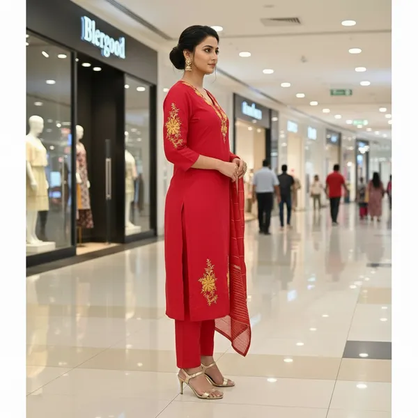 SHREESUTRAM_Rani_pink,_Cotton_Kurti,_Pant_&_Dupatta_(KPD029RPX2)