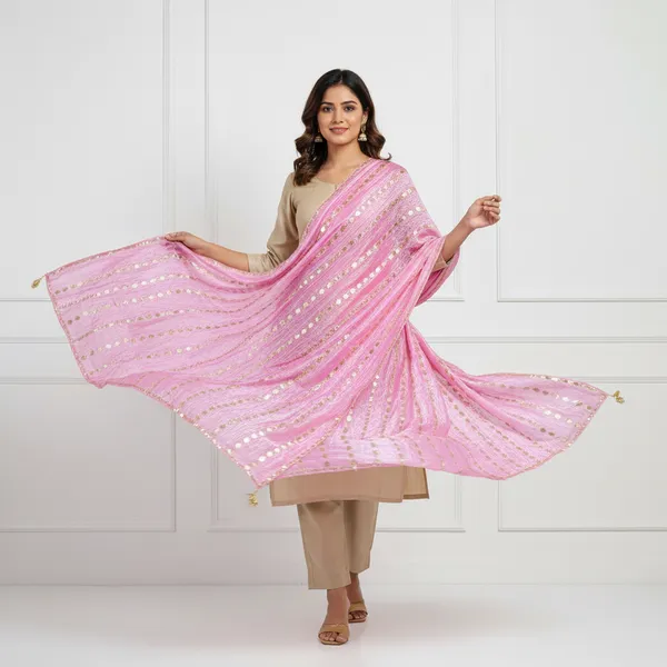 SHREESUTRAM_Baby_Pink_Semi__Silk_Duptta(D051BPX3)