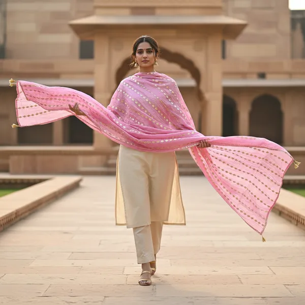 SHREESUTRAM_Baby_Pink_Semi__Silk_Duptta(D051BPX3)