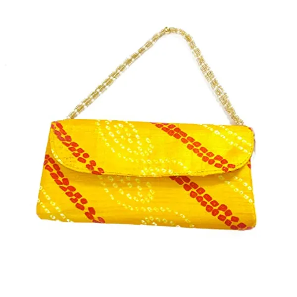 Pack_of_2_Multicolor_Vintage_Zippered_Badhani_Potli_Purse_For_Women_With_Pearl_Handle