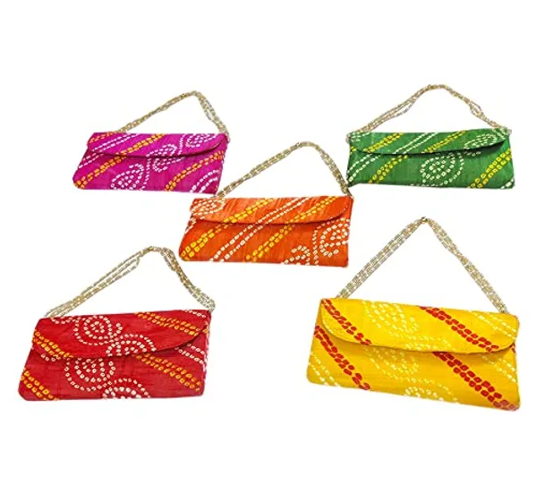 Pack_of_2_Multicolor_Vintage_Zippered_Badhani_Potli_Purse_For_Women_With_Pearl_Handle