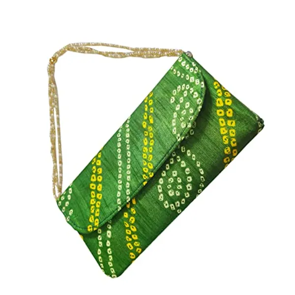 Pack_of_2_Multicolor_Vintage_Zippered_Badhani_Potli_Purse_For_Women_With_Pearl_Handle