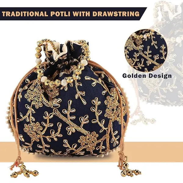 Pack_Of_5_Multicolor_Embroidered_Potli_Bags_For_Ladies_&_Girls