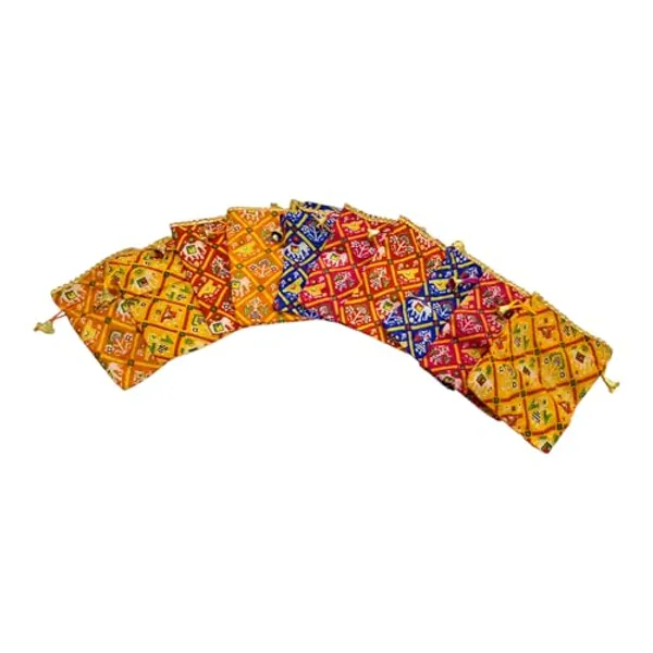 Pack_Of_10_Multicolor_Satin_Patola_Print_Pouch_For_Festival_&_Wedding_Gifting