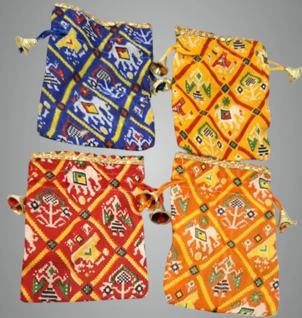 Pack_Of_10_Multicolor_Satin_Patola_Print_Pouch_For_Festival_&_Wedding_Gifting