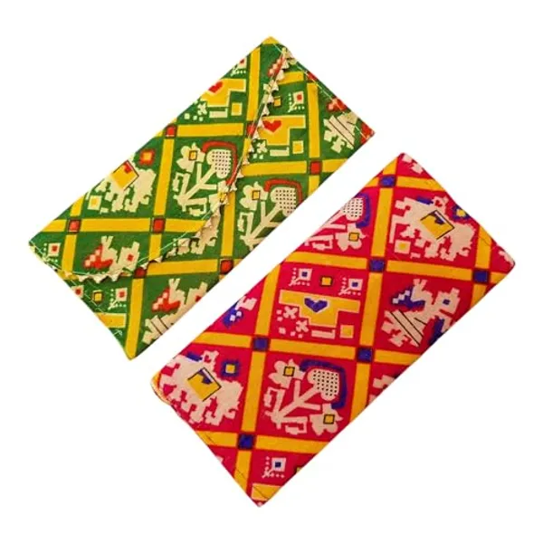 Pack_Of_2_Multicolor_Patola_Pattern_Ethnic_Bandhani_Envelope_Purse