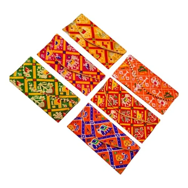 Pack_Of_2_Multicolor_Patola_Pattern_Ethnic_Bandhani_Envelope_Purse