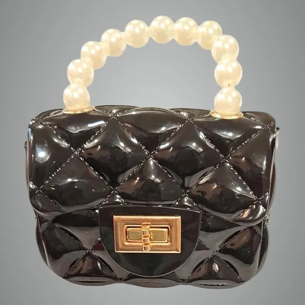 Pack_Of_2_Black_Mini_Girls_Kids_Jelly_Purse