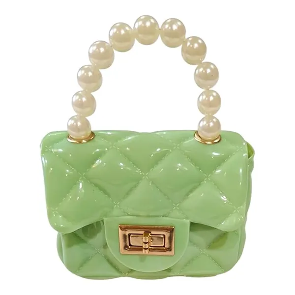 Pack_Of_2_Green_Mini_Girls_Kids_Jelly_Purse