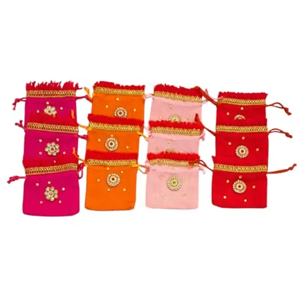 Pack_of_10_Multicolor_Stone_Work_Silk_Small_Coin_Potli_For_Girls