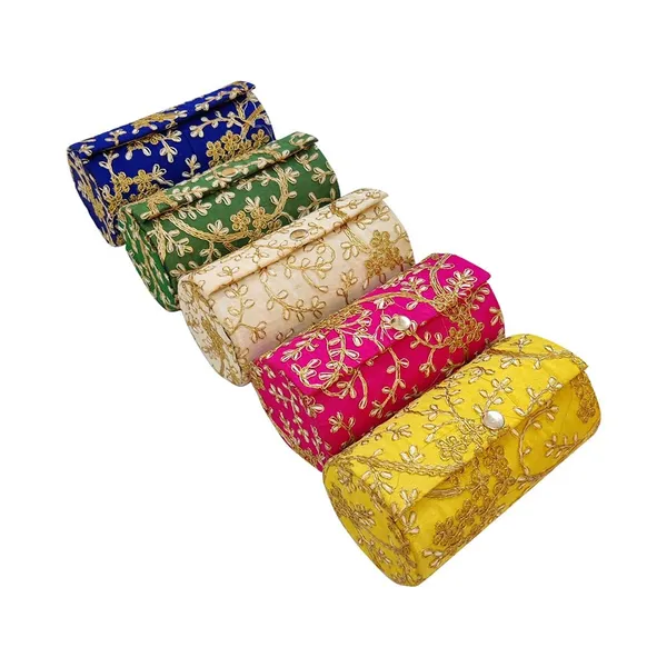 Pack_Of_3_Silk_Embroidered_Bangle_Organiser_For_Women_|Bange_Box_For_Return_Gift
