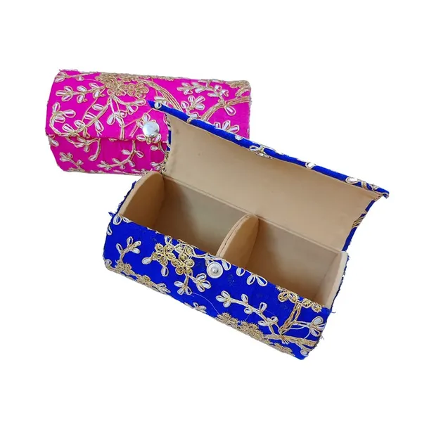 Pack_Of_3_Silk_Embroidered_Bangle_Organiser_For_Women_|Bange_Box_For_Return_Gift