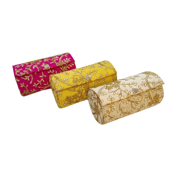 Pack_Of_3_Silk_Embroidered_Bangle_Organiser_For_Women_|Bange_Box_For_Return_Gift