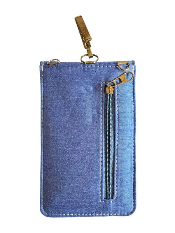 Sky_Blue_Womens_Pearl_Silk_Saree_Mobile_Pouch_With_Waist_Clip_|_Designer_Pearl_Beads_Studded_Handmade_Mobile_Pouch_With_Elephant_Embroidery