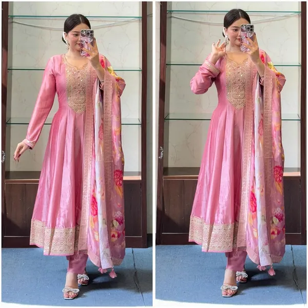 Pastel_Pink_Roman_silk_embroidery_3_pcs_suit_For_Women