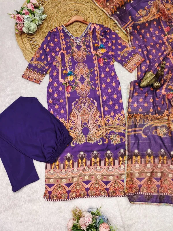 Purple_Satin_Silk_Printed_Satin_Suit_Set_with_Heavy_Stone_&_Embroidery_Work_For_Women
