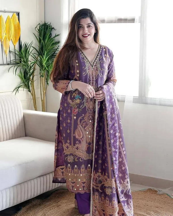 Purple_Satin_Silk_Printed_Satin_Suit_Set_with_Heavy_Stone_&_Embroidery_Work_For_Women