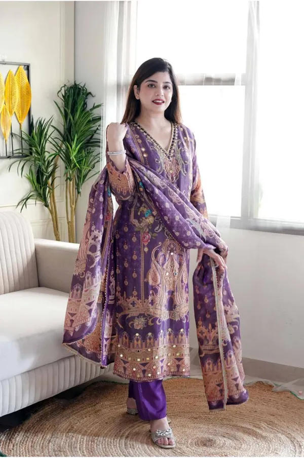 Purple_Satin_Silk_Printed_Satin_Suit_Set_with_Heavy_Stone_&_Embroidery_Work_For_Women