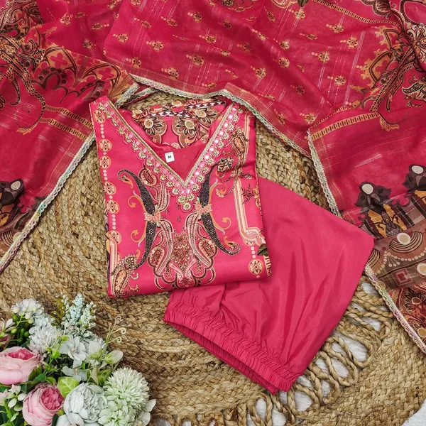 Red_Satin_Silk_Printed_Satin_Suit_Set_with_Heavy_Stone_&_Embroidery_Work_For_Women