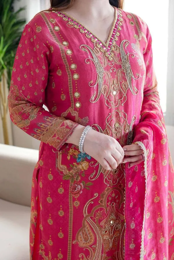 Red_Satin_Silk_Printed_Satin_Suit_Set_with_Heavy_Stone_&_Embroidery_Work_For_Women