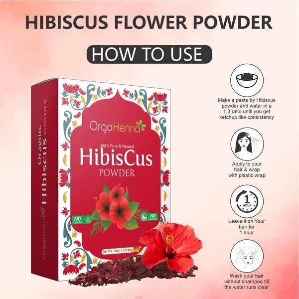 100%_Natural_Hibisc_Red_Bloom_For_Unisex
