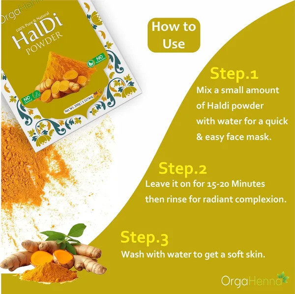 100%_Pure_Haldi_Powder_|_Natural_Turmeric_Powder_for_Skin_Brightening_&_DIY_Face_Packs_|_No_Added_Color_|_Chemical_Free_|_For_Men_&_Women_|_100g