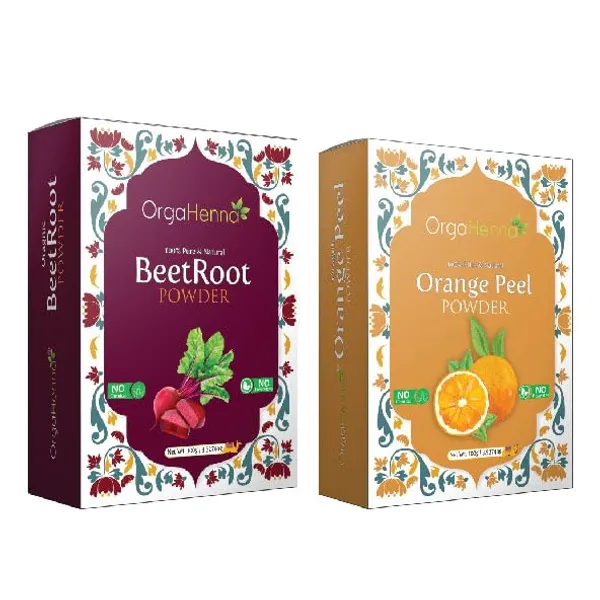 100%_Pure_&_Natural_|_Combo_of_2_Beetroot_&_Orange_Peel_Powder_(2x100g)_|_Skin_Hydration_|_Anti-Ageing_|_100%_Organic_Face_Pack