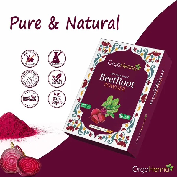100%_Pure_&_Natural|_Combo_of_2_|Beetroot_and_Neem_Powder_(2X_100g)|_Skin_Care|Hydration|Brightening