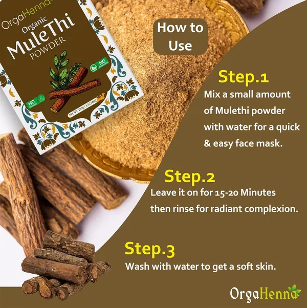 Mulethi_Powder_|_Organic_Licorice_(Yashtimadhu)_Powder_for_Face_Pack,_Eating_&_Drinking_|_Pure_Glycyrrhiza_Glabra_|_Skin_Pigmentation,_Hair_&_Wellness_100g
